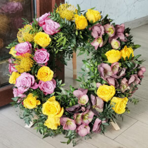 coroana funerara personalizata